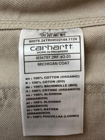 【中古品】【メンズ】 CARHARTT WIP カーハート ダブリューアイピー I034787-25S MICHIGAN COAT ミシガンコート 142-251012-ks-76-min サイズ：M カラー：アイボリー系 万代Net店
