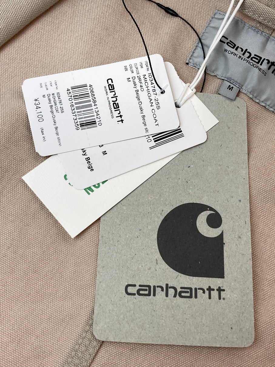 【中古品】【メンズ】 CARHARTT WIP カーハート ダブリューアイピー I034787-25S MICHIGAN COAT ミシガンコート 142-251012-ks-76-min サイズ：M カラー：アイボリー系 万代Net店
