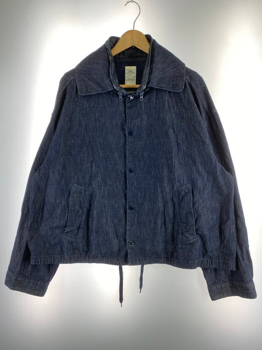【中古品】【メンズ】 Name. ネーム 17SS DENIM COACH JACKET デニムコーチジャケット ライトアウター スナップボタン 140-251029-kk-01-min サイズ：2 カラー：インディゴ 万代Net店