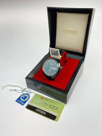 【中古品】【メンズ】 CITIZEN シチズン ECT-W78 BL コスモトロン 電磁テンプ式 腕時計 197-251016-kk-37-min カラー：ブラック 万代Net店