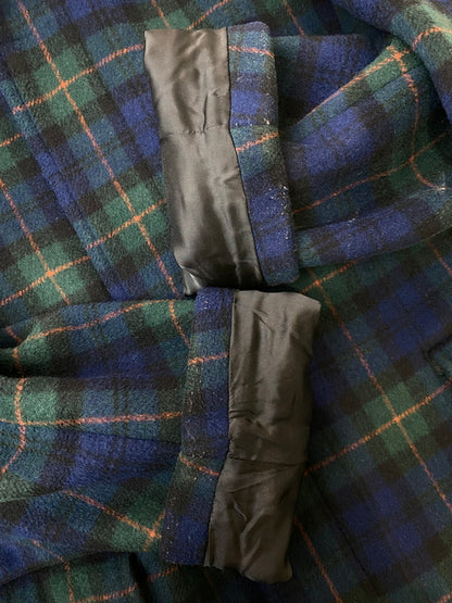 【中古品】【メンズ】 PENDLETON ペンドルトン ステンカラーコート 9575-8207 ウール チェック柄 メンズ アウター ジャケット 146-251121-em-19-min サイズ：L カラー：グリーン系（チェック柄） 万代Net店