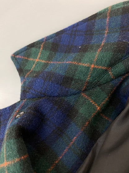 【中古品】【メンズ】 PENDLETON ペンドルトン ステンカラーコート 9575-8207 ウール チェック柄 メンズ アウター ジャケット 146-251121-em-19-min サイズ：L カラー：グリーン系（チェック柄） 万代Net店