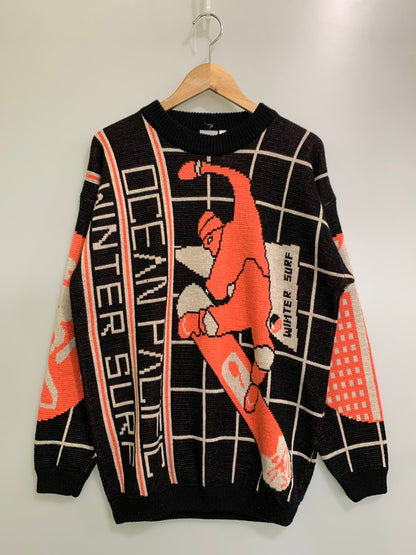 【中古品】【メンズ】 oceanpacific オーシャンパシフィック 90's WINTER SPORTS DESIGN KNIT SWEATER 90年代 ウィンタースポーツデザイン ニットセーター トップス 146-251209-kk-45-min サイズ：M カラー：マルチカラー 万代Net店