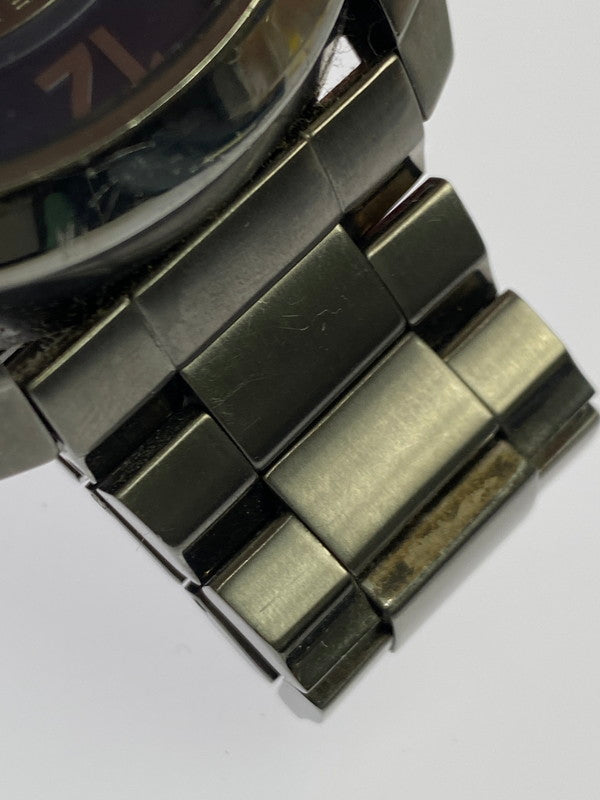 【中古品】【メンズ】 DIESEL ディーゼル MEGA CHIEF DZ-4329 メガチーフ クォーツ 腕時計 198-251016-kk-40-min カラー：ガンメタル 万代Net店