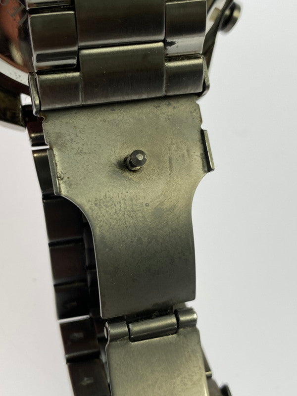 【中古品】【メンズ】 DIESEL ディーゼル MEGA CHIEF DZ-4329 メガチーフ クォーツ 腕時計 198-251016-kk-40-min カラー：ガンメタル 万代Net店