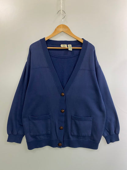 【中古品】【メンズ】 SJB SPORT エスジェイビー スポーツ SWEAT CARDIGAN スウェットカーディガン トップス 146-251210-kk-24-min サイズ：L カラー：ネイビー 万代Net店