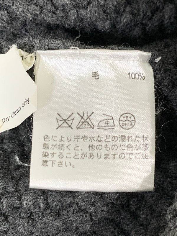 【中古品】【メンズ】 J.CREW ジェイクルー 00’s HANDKNIT CABLE WOOL KNIT 00年代 ハンドニット ケーブル ウールニット トップス 146-251007-kk-50-min サイズ：L カラー：チャコール 万代Net店