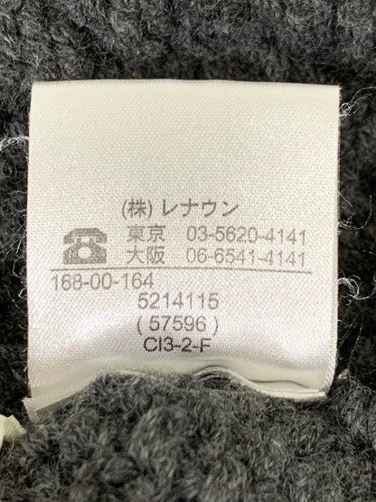 【中古品】【メンズ】 J.CREW ジェイクルー 00’s HANDKNIT CABLE WOOL KNIT 00年代 ハンドニット ケーブル ウールニット トップス 146-251007-kk-50-min サイズ：L カラー：チャコール 万代Net店