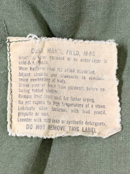 【現状渡し品】【メンズ】 U.S.ARMY ユーエスアーミー 60S M-65 FIELD JACKET フィールドジャケット 146-251012-ks-23-min サイズ：M-R カラー：グリーンカーキ 万代Net店