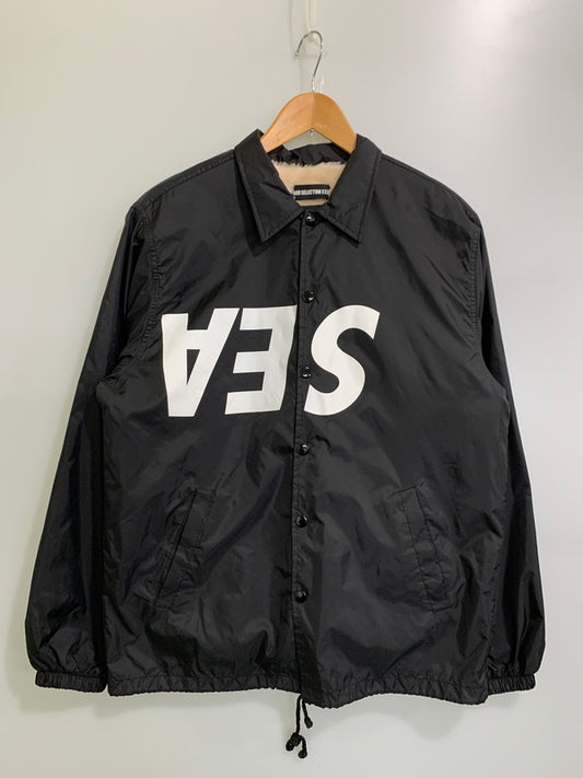 【中古品】【メンズ】 GOD SELECTION XXX ゴッドセレクション トリプルエックス × WIND AND SEA ウィンダンシー 別注 コラボ 21AW BOA COACH JACKET GX-A21-WSJK-11 ボアコーチジャケット 142-251007-kk-36-min サイズ：表記無し 下記参照 カラー：ブラック 万代Net店