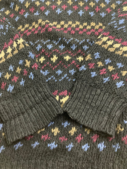 【中古品】【メンズ】 EDDIE BAUER エディーバウアー 90S COTTON KNIT 90年代 コットンニット セーター トップス 144-251022-cn-03-min サイズ：L カラー：マルチカラー 万代Net店