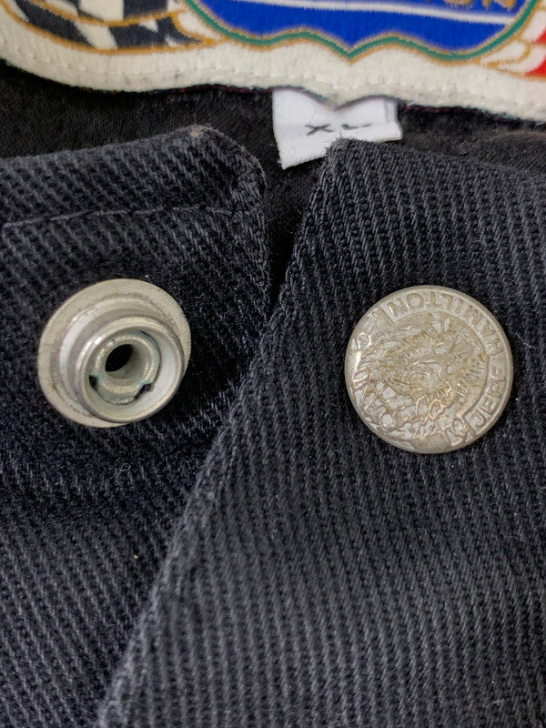 【現状渡し品】【メンズ】 JEFF HAMILTON ジェフ・ハミルトン INTERSTATE BATTERIES RACING JACKET インターステート バッテリーズ レーシングジャケット アウター 146-251008-kk-26-min サイズ：XL カラー：ブラック 万代Net店