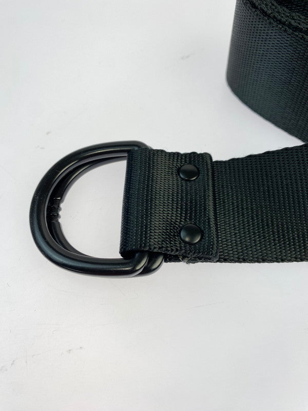 【中古品】【メンズ】 Y-3 ワイスリー NYLON LOGO BELT ナイロン ロゴ ベルト 205-251019-AS-19-min サイズ：130cm カラー：ブラック 万代Net店