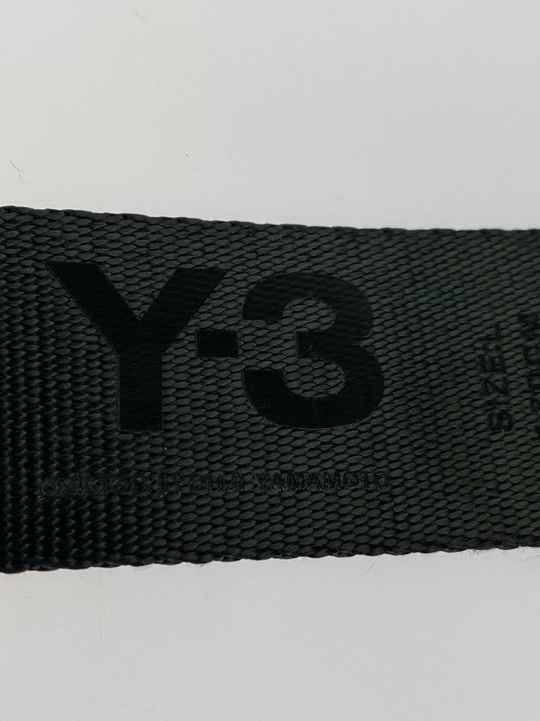 【中古品】【メンズ】 Y-3 ワイスリー NYLON LOGO BELT ナイロン ロゴ ベルト 205-251019-AS-19-min サイズ：130cm カラー：ブラック 万代Net店