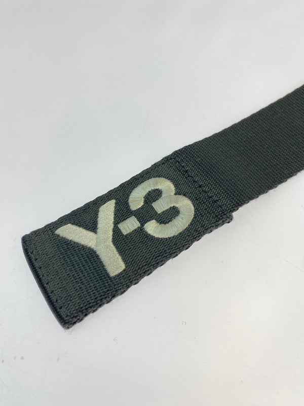 【中古品】【メンズ】 Y-3 ワイスリー NYLON LOGO BELT ナイロン ロゴ ベルト 205-251019-AS-19-min サイズ：130cm カラー：ブラック 万代Net店
