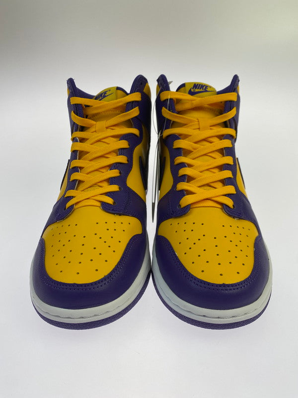 【未使用品】【メンズ】 NIKE ナイキ DUNK HIGH RETRO LOUISIANA DD1399-500 ダンク ハイ レトロ ルイジアナ スニーカー 靴 160-251007-kk-02-min カラー：COURT PURPLE/UNIVERSITY GOLD-WHITE-COURT PURPLE 万代Net店