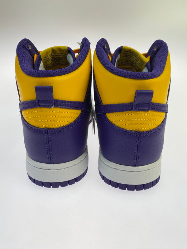 【未使用品】【メンズ】 NIKE ナイキ DUNK HIGH RETRO LOUISIANA DD1399-500 ダンク ハイ レトロ ルイジアナ スニーカー 靴 160-251007-kk-02-min カラー：COURT PURPLE/UNIVERSITY GOLD-WHITE-COURT PURPLE 万代Net店