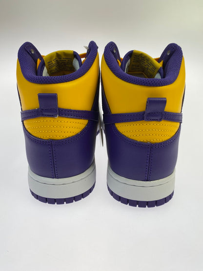 【未使用品】【メンズ】 NIKE ナイキ DUNK HIGH RETRO LOUISIANA DD1399-500 ダンク ハイ レトロ ルイジアナ スニーカー 靴 160-251007-kk-02-min カラー：COURT PURPLE/UNIVERSITY GOLD-WHITE-COURT PURPLE 万代Net店