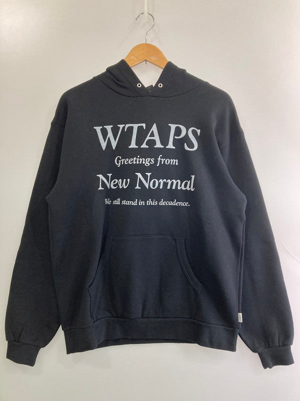 【中古品】【メンズ】 WTAPS ダブルタップス 202ATDT-HP02S NEW NORMAL HOODED ノーマル フーデッド 142-251112-ks-47-min サイズ：X02 カラー：ブラック 万代Net店