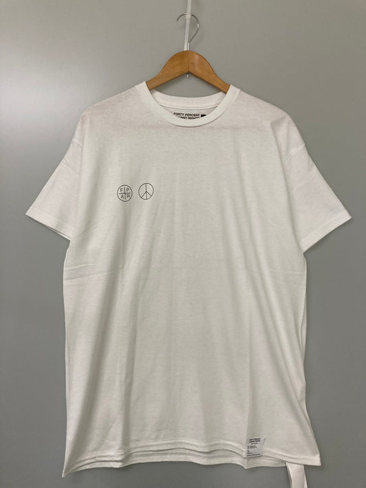 【中古美品】【メンズ】 FPAR フォーティーパーセントアゲインストライツ 22SS CHANGE SS TEE 221NTFP-STM05 チェンジ ショートスリーブTシャツ 半袖 トップス 142-251021-kk-19-min サイズ：M カラー：ホワイト 万代Net店