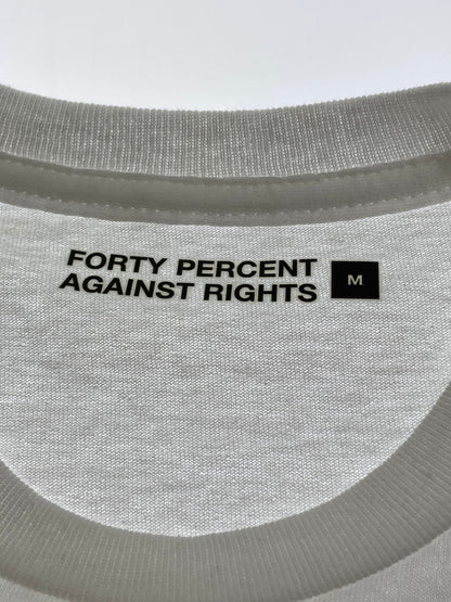 【中古美品】【メンズ】 FPAR フォーティーパーセントアゲインストライツ 22SS CHANGE SS TEE 221NTFP-STM05 チェンジ ショートスリーブTシャツ 半袖 トップス 142-251021-kk-19-min サイズ：M カラー：ホワイト 万代Net店