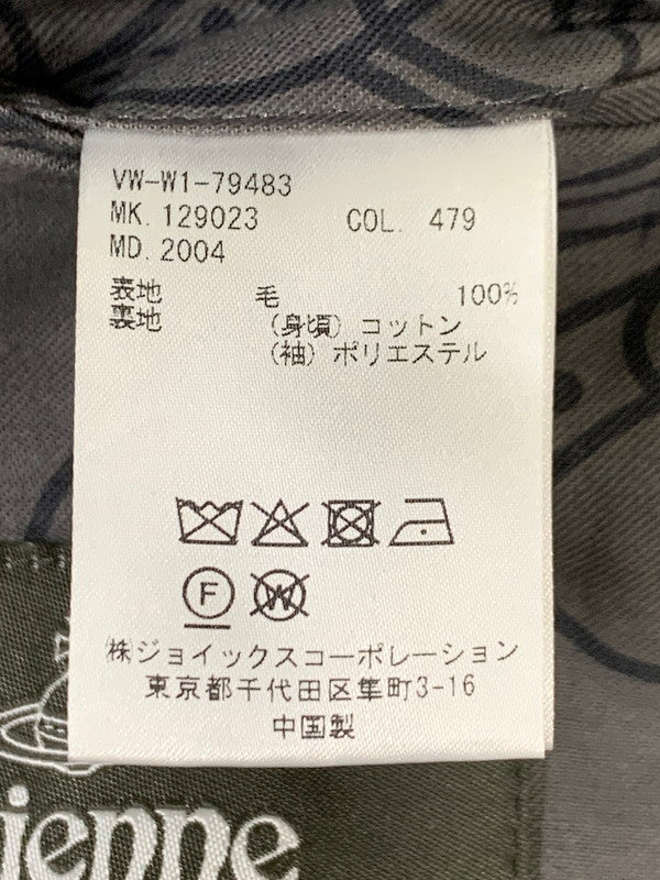 【中古品】【メンズ】 Vivienne WestwoodMAN ヴィヴィアンウエストウッドマン GRANDPA JACKET 129023 2004 グランパジャケット トップス テーラードジャケット 141-251008-kk-32-min サイズ：44 カラー：カーキ 万代Net店
