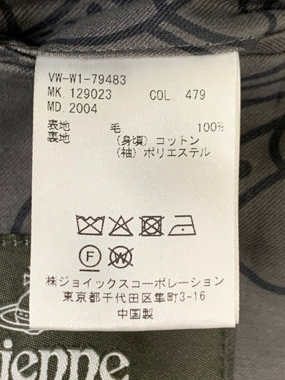 【中古品】【メンズ】 Vivienne WestwoodMAN ヴィヴィアンウエストウッドマン GRANDPA JACKET 129023 2004 グランパジャケット トップス テーラードジャケット 141-251008-kk-32-min サイズ：44 カラー：カーキ 万代Net店