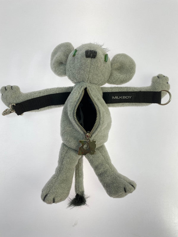 【中古品】【メンズ/レディース】 MILKBOY ミルクボーイ I LOVE PET MOUSE BAG アイ ラブ ペット マウス バッグ 188-251023-jt-06-min カラー：グレー 万代Net店