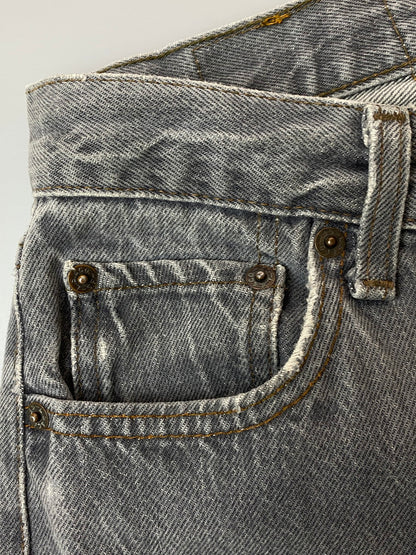 【中古品】【メンズ】 Levi's リーバイス 501 86年製造 ボタン裏刻印653 先染め BLACK DENIM PANTS デニムパンツ 157-251012-ks-35-min サイズ：W28L34 カラー：インディゴ 万代Net店