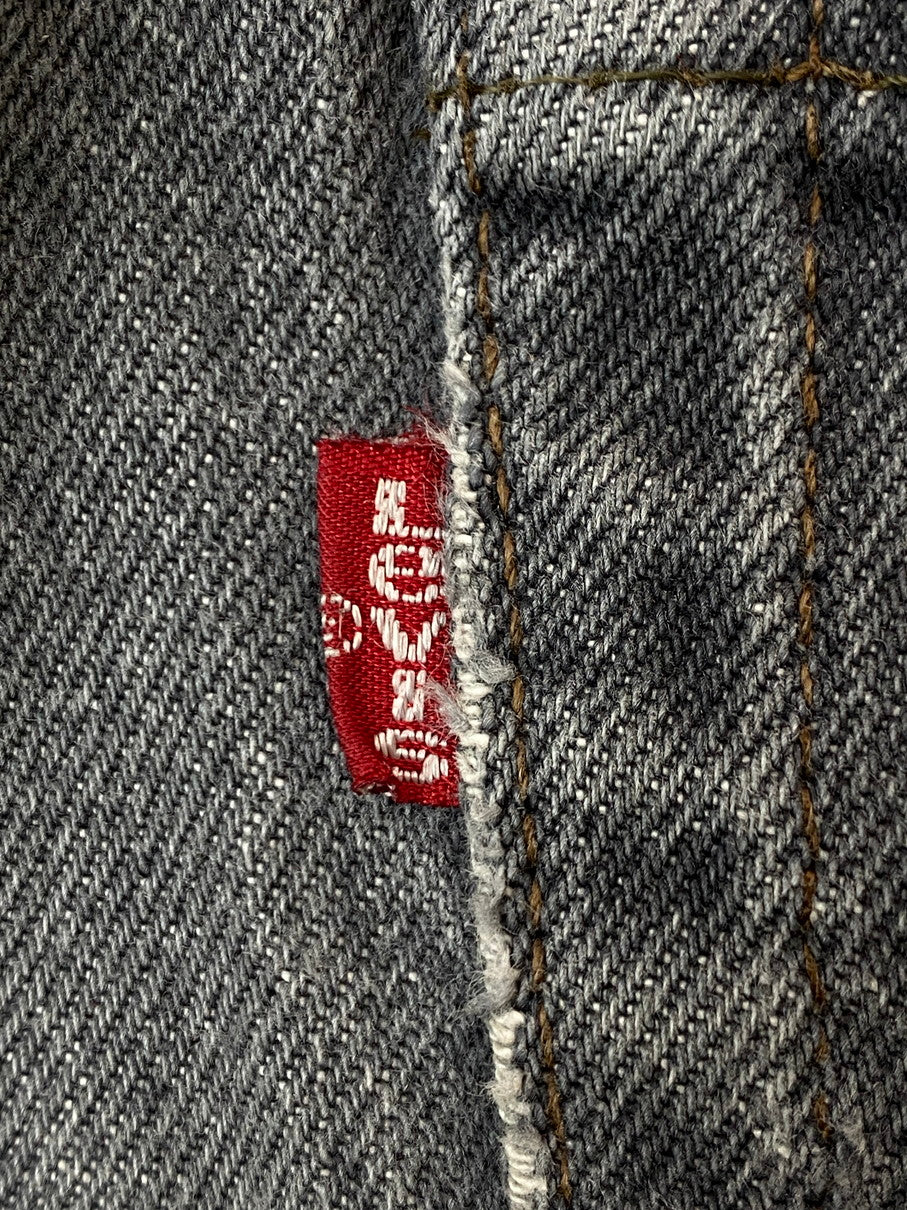 【中古品】【メンズ】 Levi's リーバイス 501 86年製造 ボタン裏刻印653 先染め BLACK DENIM PANTS デニムパンツ 157-251012-ks-35-min サイズ：W28L34 カラー：インディゴ 万代Net店