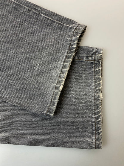 【中古品】【メンズ】 Levi's リーバイス 501 86年製造 ボタン裏刻印653 先染め BLACK DENIM PANTS デニムパンツ 157-251012-ks-35-min サイズ：W28L34 カラー：インディゴ 万代Net店