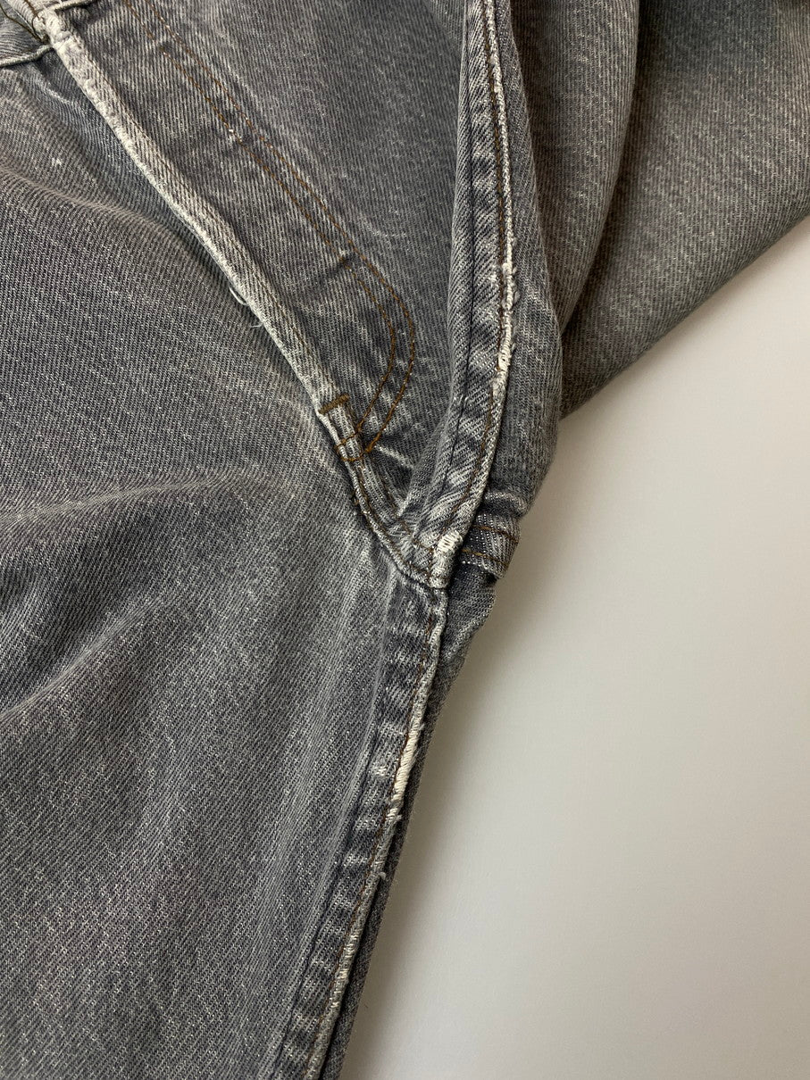 【中古品】【メンズ】 Levi's リーバイス 501 86年製造 ボタン裏刻印653 先染め BLACK DENIM PANTS デニムパンツ 157-251012-ks-35-min サイズ：W28L34 カラー：インディゴ 万代Net店