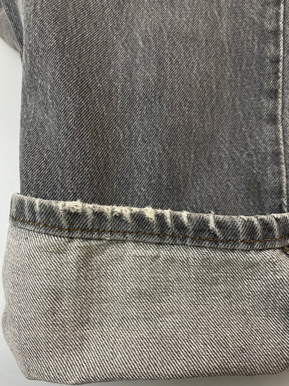 【中古品】【メンズ】 Levi's リーバイス 501 86年製造 ボタン裏刻印653 先染め BLACK DENIM PANTS デニムパンツ 157-251012-ks-35-min サイズ：W28L34 カラー：インディゴ 万代Net店