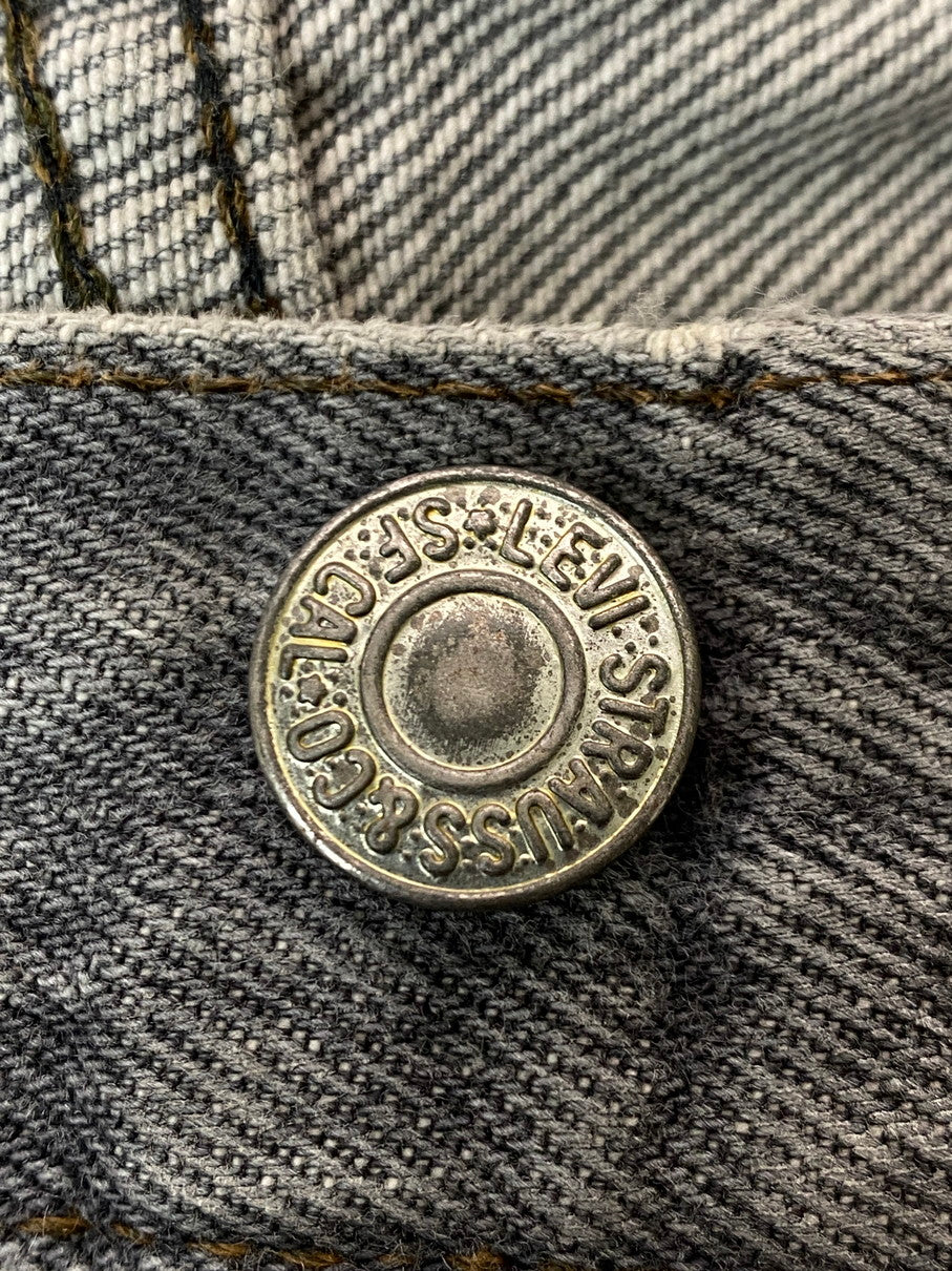 【中古品】【メンズ】 Levi's リーバイス 501 86年製造 ボタン裏刻印653 先染め BLACK DENIM PANTS デニムパンツ 157-251012-ks-35-min サイズ：W28L34 カラー：インディゴ 万代Net店