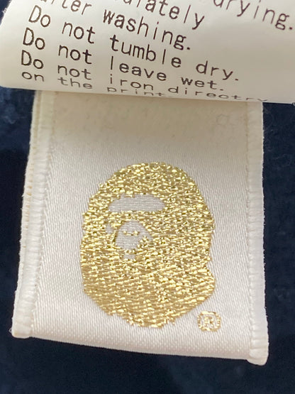 【中古品】【メンズ】 A BATHING APE アベイシングエイプ TERIYAKI BOYZ FULL ZIP HOODIE テリヤキボーイズ フルジップフーディー トップス パーカー 142-251021-kk-10-min サイズ：S カラー：ネイビー 万代Net店