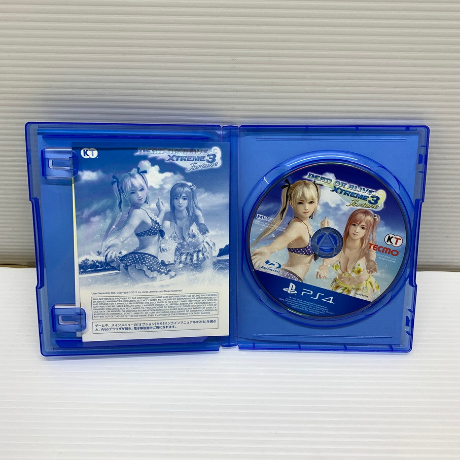 【中古品】 PS4 コーエーテクモ DEAD OR ALIVE Xtreme 3 Fortune 限定版 ゲーム 027-251123-AS-2-min 万代Net店