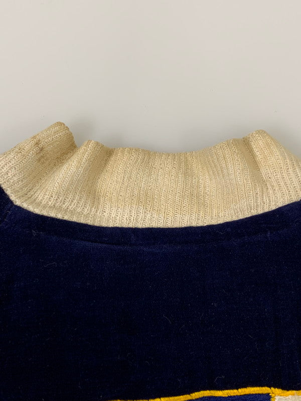 【現状渡し品】【メンズ】 UNKNOWN VINTAGE 50's REVERSIBLE SOUVENIR JACKET ヴィンテージ 50年代 リバーシブル スーベニアジャケット アウター スカジャン 国連加入 146-251007-kk-32-min サイズ：M カラー：ネイビー/ブルー 万代Net店