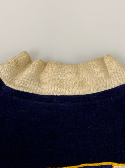 【現状渡し品】【メンズ】 UNKNOWN VINTAGE 50's REVERSIBLE SOUVENIR JACKET ヴィンテージ 50年代 リバーシブル スーベニアジャケット アウター スカジャン 国連加入 146-251007-kk-32-min サイズ：M カラー：ネイビー/ブルー 万代Net店
