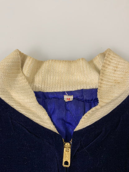 【現状渡し品】【メンズ】 UNKNOWN VINTAGE 50's REVERSIBLE SOUVENIR JACKET ヴィンテージ 50年代 リバーシブル スーベニアジャケット アウター スカジャン 国連加入 146-251007-kk-32-min サイズ：M カラー：ネイビー/ブルー 万代Net店