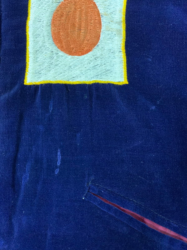 【現状渡し品】【メンズ】 UNKNOWN VINTAGE 50's REVERSIBLE SOUVENIR JACKET ヴィンテージ 50年代 リバーシブル スーベニアジャケット アウター スカジャン 国連加入 146-251007-kk-32-min サイズ：M カラー：ネイビー/ブルー 万代Net店