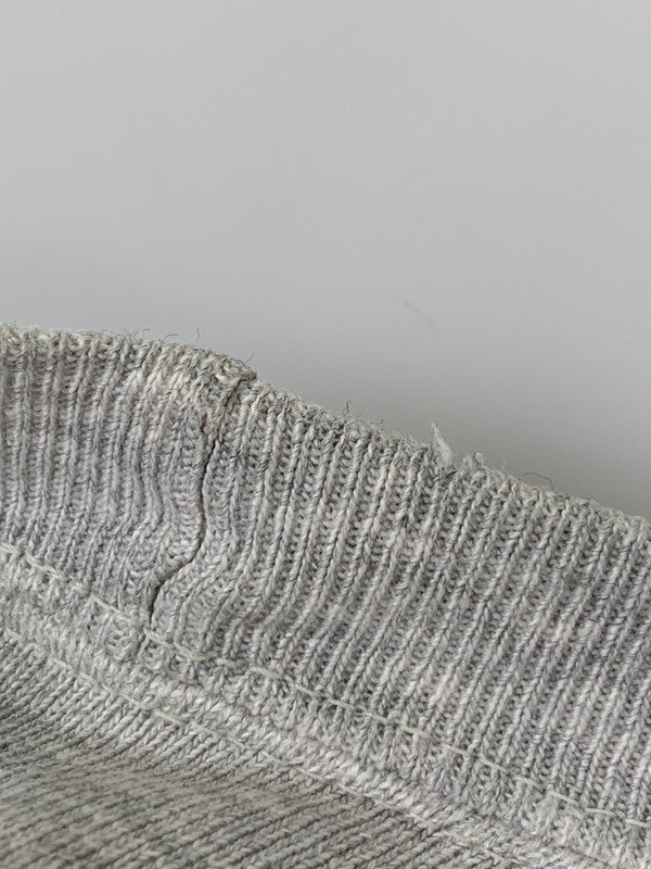 【中古品】【メンズ】 Champion チャンピオン 80's NAVY PRINT REVERSE WEAVE CREWNECK SWEATSHIRT VINTAGE 80年代 ネイビー プリント リバースウィーブ クルーネックスウェットシャツ トップス トレーナー ヴィンテージ 146-251008-kk-31-min サイズ：S カラー：グレー 万代Net店