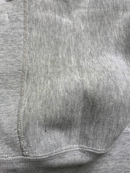 【中古品】【メンズ】 Champion チャンピオン 70's NAVY PRINT REVERSE WEAVE CREWNECK SWEATSHIRT VINTAGE 80年代 ネイビー プリント リバースウィーブ クルーネックスウェットシャツ トップス トレーナー ヴィンテージ 青単タグ 146-251008-kk-33-min サイズ：S カラー：グレー 万代Net店