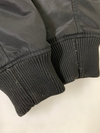 【中古品】【メンズ】 VANSON バンソン MA-1 FLIGHT JACKET NVJK-2308 オープンボトム MA-1 フライトジャケット アウター 145-251010-yn-25-min サイズ：L カラー：ブラック 万代Net店