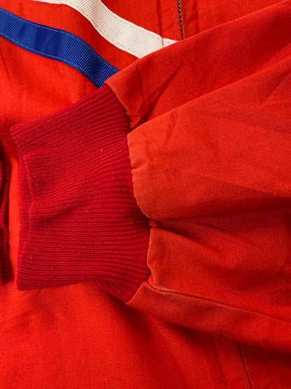 【現状渡し品】【メンズ】 FLIGHT APPAREL フライト アパレル RACING JACKET ナイロン ジャケット 70S レーシング ジャケット 70年代 メンズ アウター 146-251216-em-08-min サイズ：L カラー：ヴァーミリオン 万代Net店