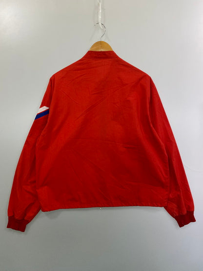 【現状渡し品】【メンズ】 FLIGHT APPAREL フライト アパレル RACING JACKET ナイロン ジャケット 70S レーシング ジャケット 70年代 メンズ アウター 146-251216-em-08-min サイズ：L カラー：ヴァーミリオン 万代Net店