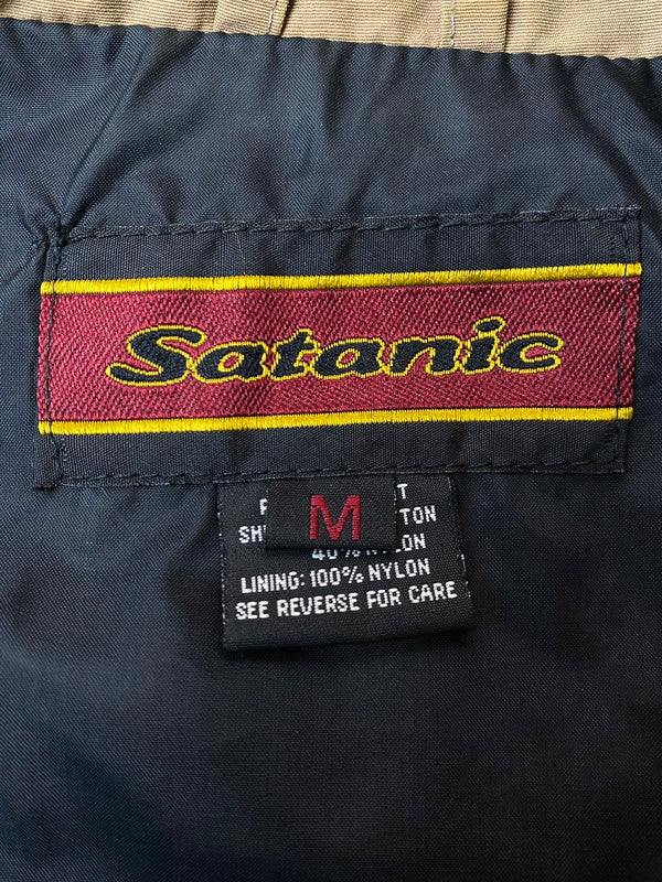 【中古品】【メンズ】 SATANIC サテニック ANORAK JACKET 90S アノラック ジャケット 90年代 メンズ アウター ヴィンテージ ミリタリー 146-251216-em-07-min サイズ：M カラー：オーカー 万代Net店