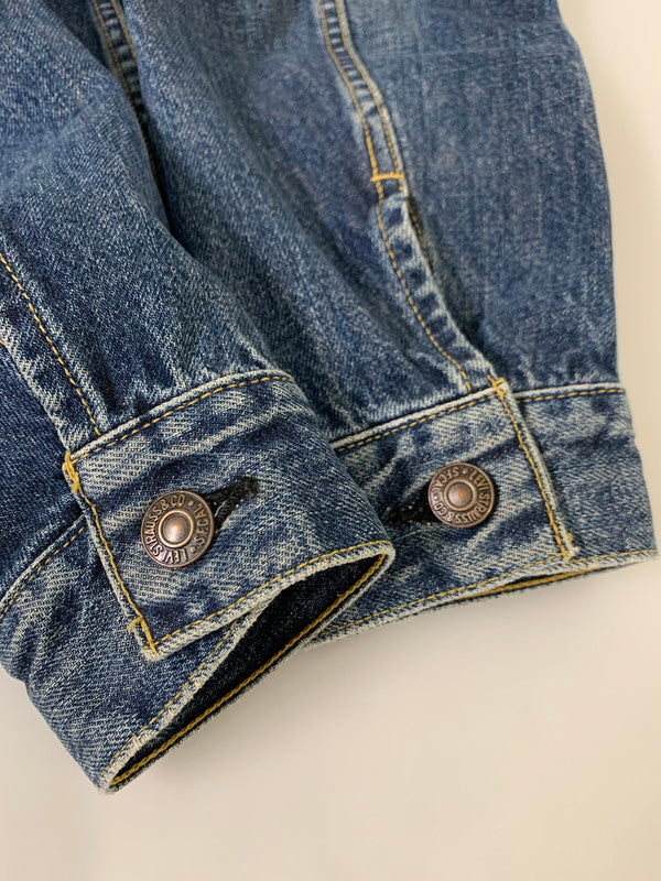 【中古品】【メンズ】 Levi's リーバイス 71557 3RD DENIM JACKET デニムジャケット アウター 146-251122-AS-12-min サイズ：38 カラー：インディゴ 万代Net店