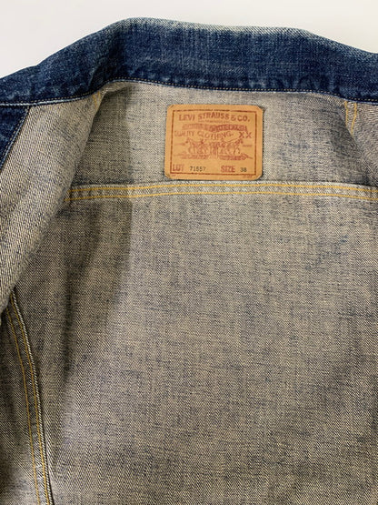 【中古品】【メンズ】 Levi's リーバイス 71557 3RD DENIM JACKET デニムジャケット アウター 146-251122-AS-12-min サイズ：38 カラー：インディゴ 万代Net店
