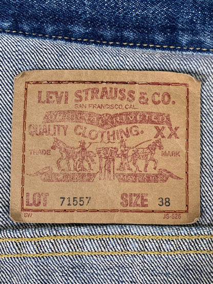 【中古品】【メンズ】 Levi's リーバイス 71557 3RD DENIM JACKET デニムジャケット アウター 146-251122-AS-12-min サイズ：38 カラー：インディゴ 万代Net店