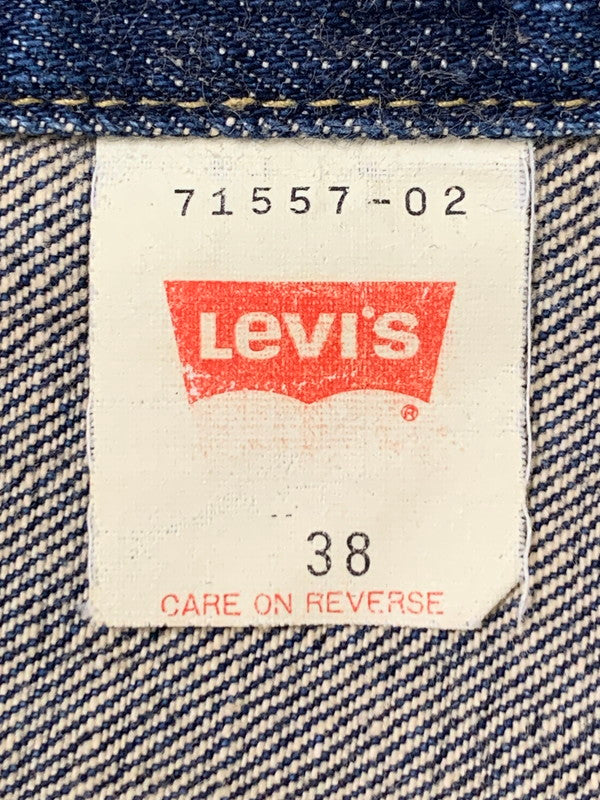【中古品】【メンズ】 Levi's リーバイス 71557 3RD DENIM JACKET デニムジャケット アウター 146-251122-AS-12-min サイズ：38 カラー：インディゴ 万代Net店